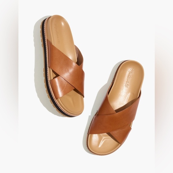 Madewell The Dayna Lugsole Slide Sandal in Leather 6 - Picture 6 of 14